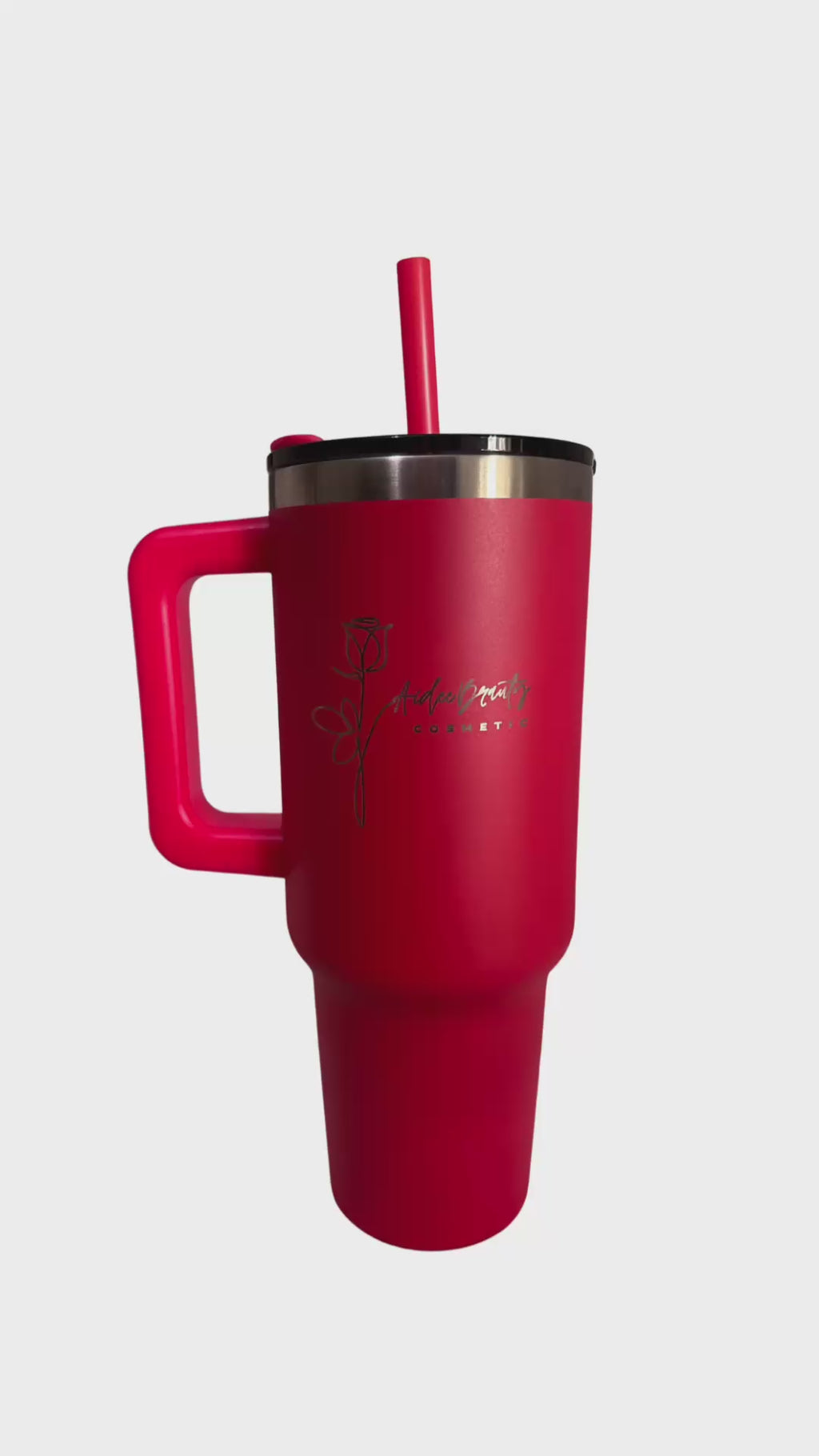 Red insulated tumbler