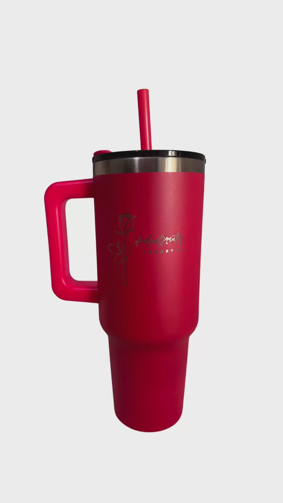 Red insulated tumbler